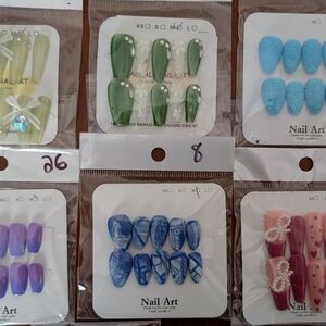 High Quality Handmade Press On Nails 6 Sets